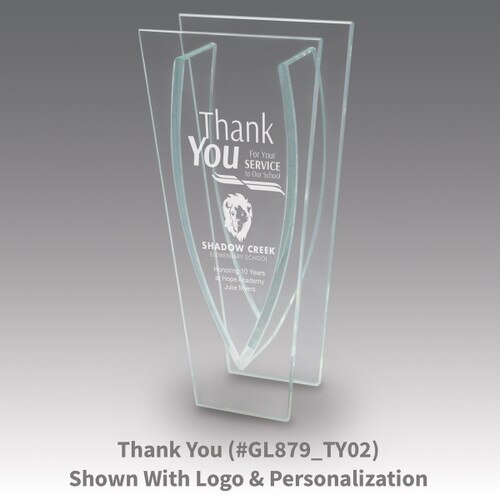 premium jade vase with thank you message