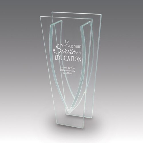 premium jade vase with service to education message