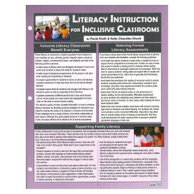 literacy instruction for inclusive classrooms reference guide