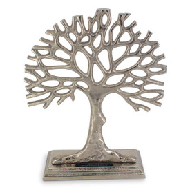 Seeds of knowledge large aluminum tree award with plate for personalization