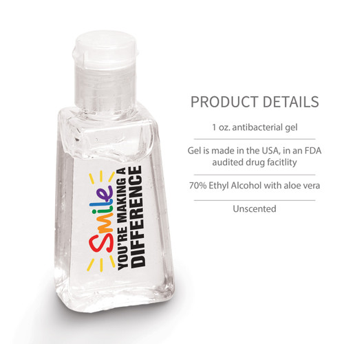 Smile You're Making A Difference Hand Sanitizer with product details