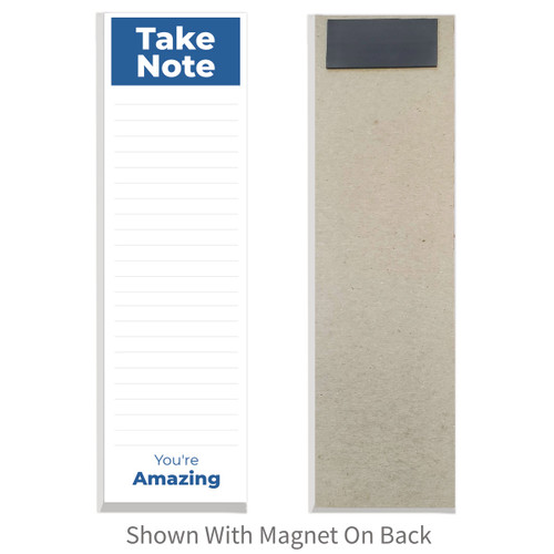 take note you're amazing slim notepad with magnet