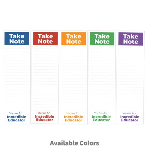 take note you’re an incredible educator in five colors