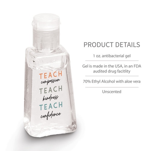 teach compassion kindness confidence hand sanitizer with product details