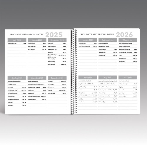 holidays and special dates