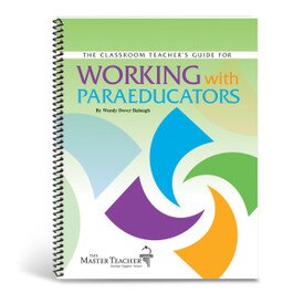 cover of working with paraeducators book