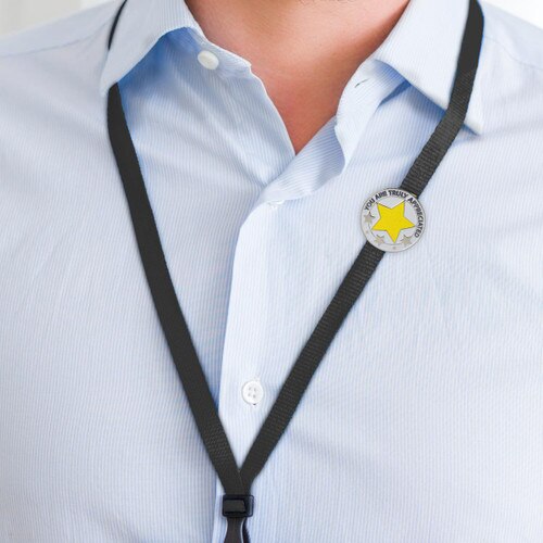 Teachers Made Them All Lapel Pin With Black Lanyard