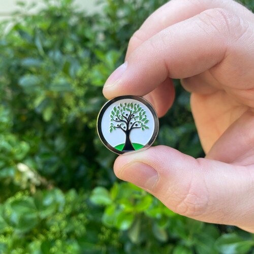 tree of life lapel pin