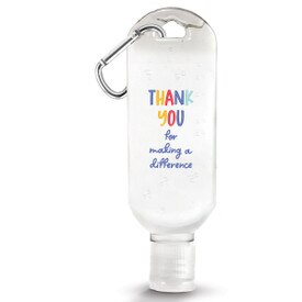 thank you for making a difference 1oz hand sanitizer