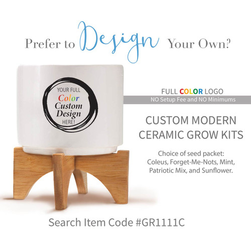 create your own modern ceramic grow kit